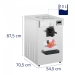 Mașină pentru înghețată italiană - 1150 W - 18 l/h - 1 gust